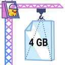 💪-GlitterPremium1 @GlitterUniverse, Telegram Sticker