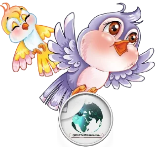 🕊-Glitter Universe @GlitterUniverse, Telegram Sticker
