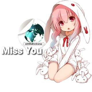 😞-Glitter Universe @GlitterUniverse, Telegram Sticker