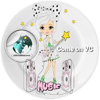 🎵-Glitter Universe @GlitterUniverse, Telegram Sticker
