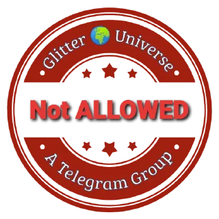 🤨-Glitter   ADM @GlitterUniverse, Telegram Sticker
