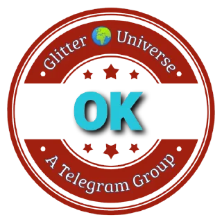 🆗️-Glitter   ADM @GlitterUniverse, Telegram Sticker