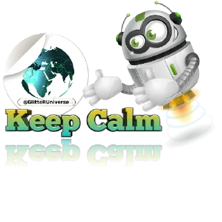 😑-Glitter BOT @GlitterUniverse, Telegram Sticker