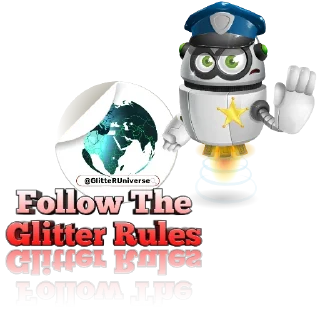 😠-Glitter BOT @GlitterUniverse, Telegram Sticker