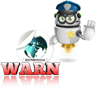 🤬-Glitter BOT @GlitterUniverse, Telegram Sticker