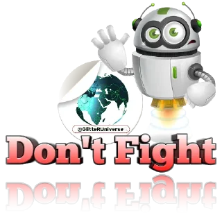 😡-Glitter BOT @GlitterUniverse, Telegram Sticker