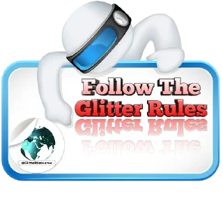 😠-Glitter BOT @GlitterUniverse, Telegram Sticker