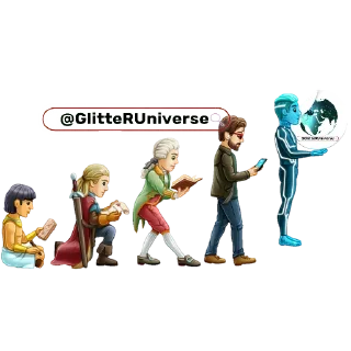 🤗-Glitter BOT @GlitterUniverse, Telegram Sticker