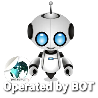 🤖-Glitter Promo @GlitterUniverse, Telegram Sticker