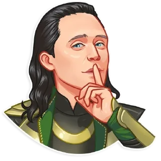 🤫-Lokii. pack, Telegram Sticker
