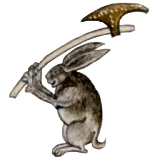🐰-Новогоднее настроение @gnilyebaby, Telegram Sticker