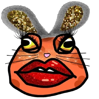 🐇-Новогоднее настроение @gnilyebaby, Telegram Sticker