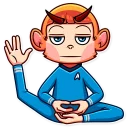 🖖-Go Ape, Telegram Sticker