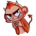 😈-Go Ape, Telegram Sticker