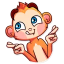 🤞-Go Ape, Telegram Sticker