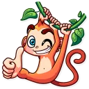 👍-Go Ape, Telegram Sticker