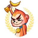 🥇-Go Ape, Telegram Sticker