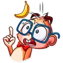 🤓-Go Ape, Telegram Sticker