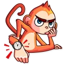 ⌚-Go Ape, Telegram Sticker