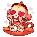 😍-Go Ape, Telegram Sticker