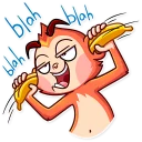 🙉-Go Ape, Telegram Sticker