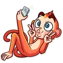 🤳-Go Ape, Telegram Sticker