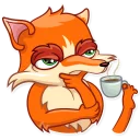 🤔-Go, Fox!, Telegram Sticker
