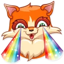 🌈-Go, Fox!, Telegram Sticker