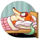 😴-Go, Fox!, Telegram Sticker