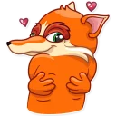 ❤-Go, Fox!, Telegram Sticker