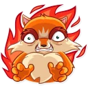 🔥-Go, Fox!, Telegram Sticker