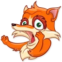 😨-Go, Fox!, Telegram Sticker