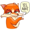 🚬-Go, Fox!, Telegram Sticker