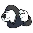 🖕-Resistance Dog, Telegram Sticker