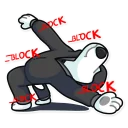 ⛔️-Resistance Dog, Telegram Sticker