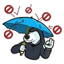 🌧-Resistance Dog, Telegram Sticker