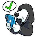 ✅-Resistance Dog, Telegram Sticker