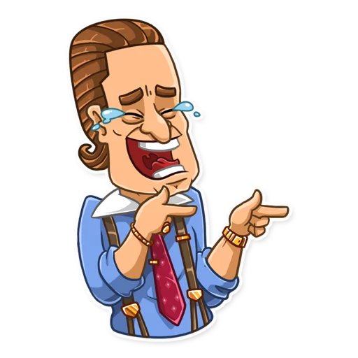 Gordon Gekko, telegram sticker