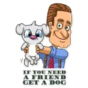 🐶-Gordon Gekko, Telegram Sticker