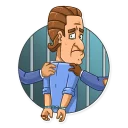 🔗-Gordon Gekko, Telegram Sticker