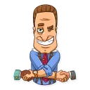 🙌-Gordon Gekko, Telegram Sticker
