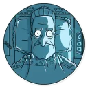 🙁-Gordon Gekko, Telegram Sticker