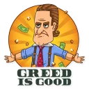 💶-Gordon Gekko, Telegram Sticker