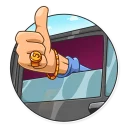 👍-Gordon Gekko, Telegram Sticker