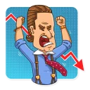 📉-Gordon Gekko, Telegram Sticker