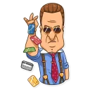 😎-Gordon Gekko, Telegram Sticker