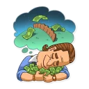 😴-Gordon Gekko, Telegram Sticker
