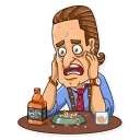 😟-Gordon Gekko, Telegram Sticker
