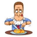 🍮-Gordon Gekko, Telegram Sticker