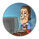 🖥-Gordon Gekko, Telegram Sticker